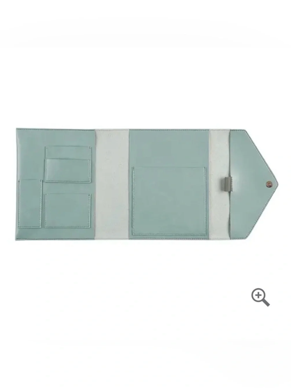 Erin Condren Sage Vegan Leather Folio like new